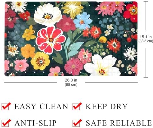 Non Slip Bathtub and Shower Mat 26.8x15.1 inch, Bath Mat - Image 3