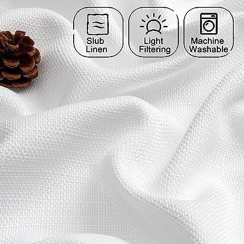 Chyhomenyc White Short Curtain Valance - Image 5