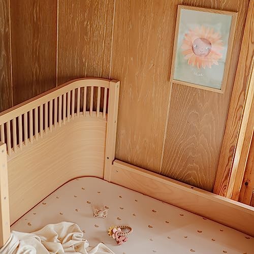 mushie Stretchy & Soft Crib Sheet | Fitted 28" x 52" - Image 5