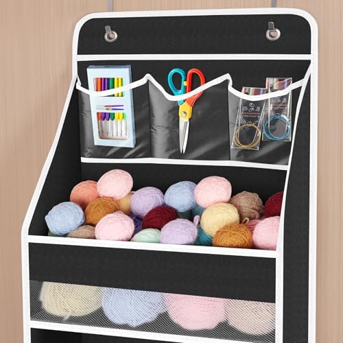 Univivi Fabric Over Door Hanging Organizer - Image 4