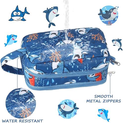 CAMTOP Travel Toiletry Bag for Kids Cute Swim Bag for Boys Girls Waterproof for - Image 3