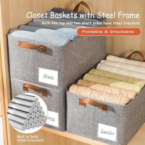 AARAINBOW Linen Closet Organizer Storage Bin - Image 4