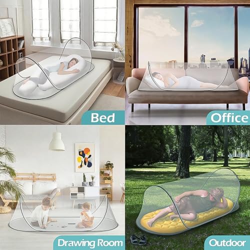 78 * 31 * 23Large Pop-Up Mosquito Net, Lightweight, Breathable, and Soft - Image 3