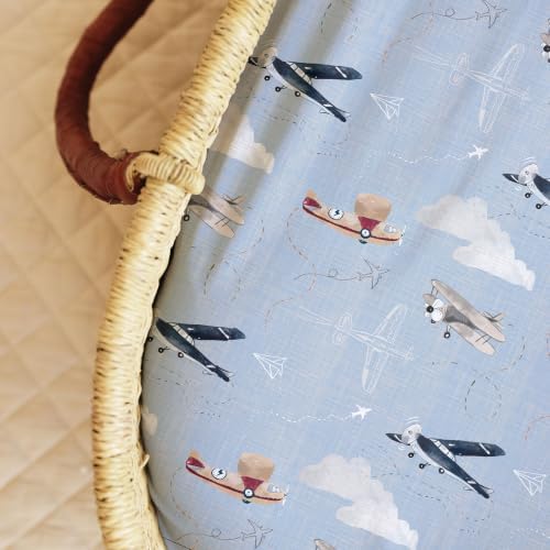 Sorrel + Fern Baby Bassinet Sheets 2-Pack - Image 6