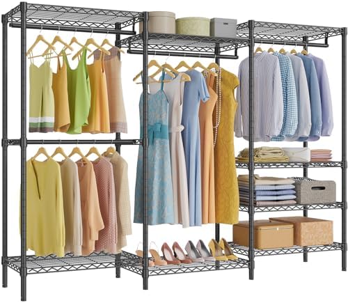 VIPEK V5 Plus Heavy Duty Clothes Rack, Large Modular Closet System by VIPEK