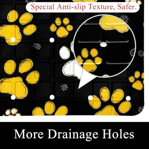 Shower Mat Non Slip, Dogs Paws Anti Slip Bath Mat - Image 2