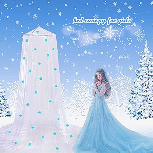Bed Canopy for Girls Mosquito Net, Princess Bed Canopy for Girls Room Decor - Image 2