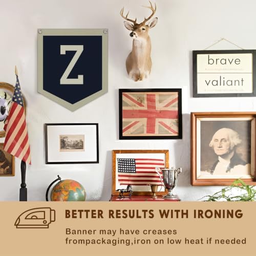 Lacama Toddler Boys Room Decor Name Pennant Flag Z Banner - Image 6