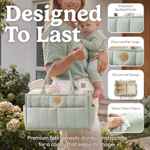 Baby Diaper Caddy Organizer - Image 4