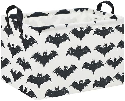 Halloween Basket Empty for Rectangular bat Storage Bins Organizer Bin Box Cute by DDBASKET