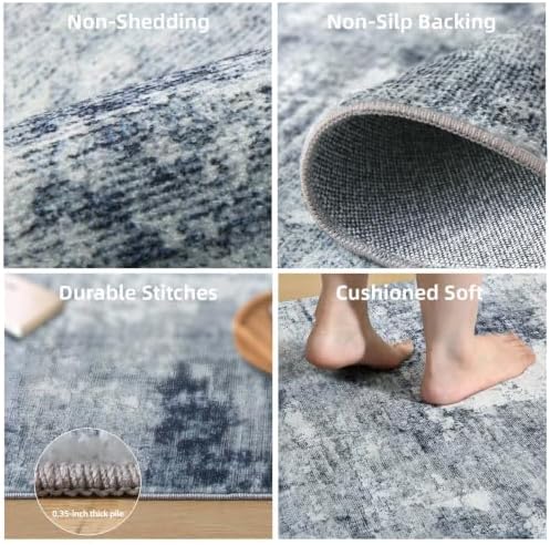 Washable Kitchen Rugs Runners for Hallways: 2x10 Carpet Runner Rug Non Slip - Image 5