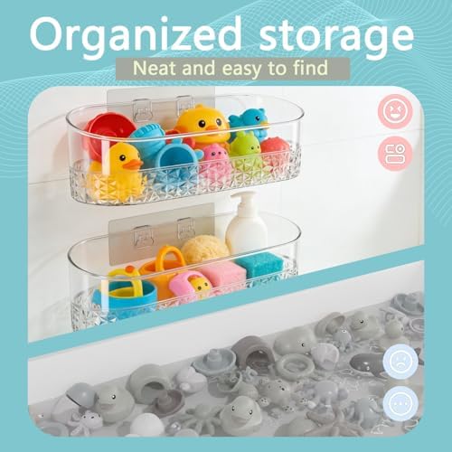 Bath Toy Storage Holder, Bathtub Organizer - Image 4
