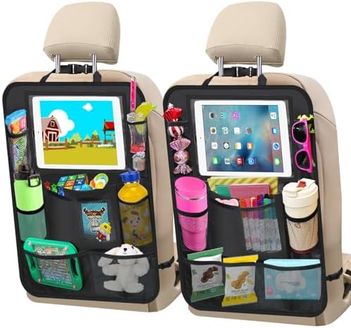2 Pack Car Backseat Organizer Car Seat Organizer Back Seat Protector by Zecirl