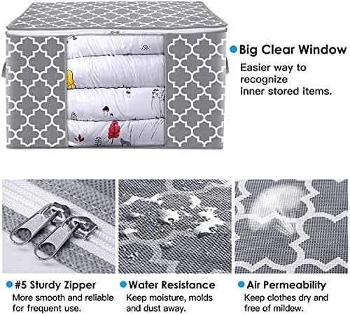 Storage Bags 100L 4Pack Clothes Organization and Storage Containers - Image 4