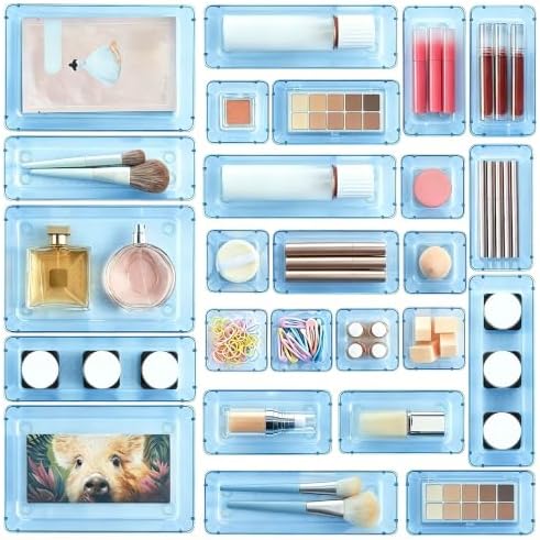 Vtopmart 25 Pack Plastic Drawer Organizers by Vtopmart