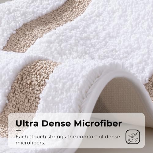 GRANNY SAYS Microfiber Bathroom Rugs Non Slip Washable, Water Absorbent - Image 5