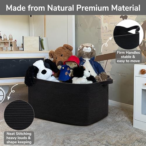 Goodpick Large Woven Rope Blanket Basket - Image 6