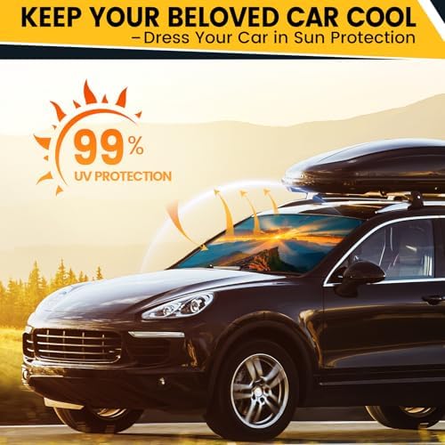 Car Windshield Sun Shade Foldable Reflector Sunshade - Image 2