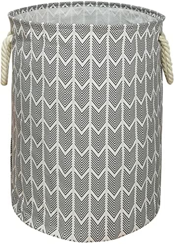Round Laundry Basket Storage Bins Nursery Hamper Gift Baskets by VAIVUSTO