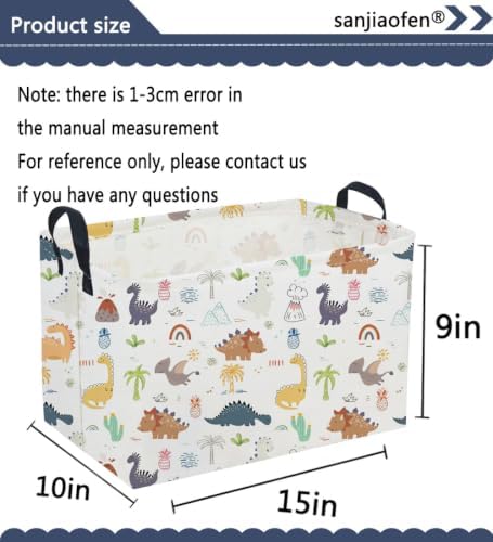 Sanjiaofeng Rectangular Dinosaur Basket, Baby Storage Bins - Image 7