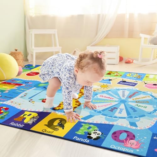 BENRON 3x5 Playroom Rug for Kids Washable, Play Mat - Image 2