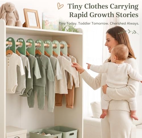 Baby Clothes Size Dividers Set for Nursery Closet Organizer - Image 5