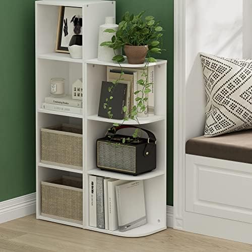 Furinno PASIR Book Shelf, 3-Tier Corner Bookshelf - Image 2