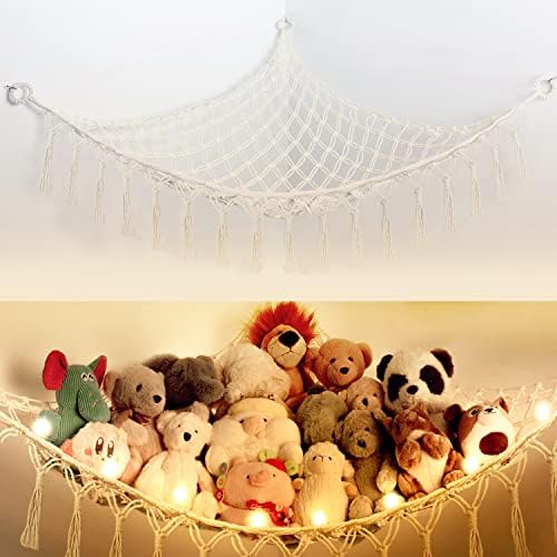 Stuffed Animal Storage Hammock Toy Net by Yewiwin