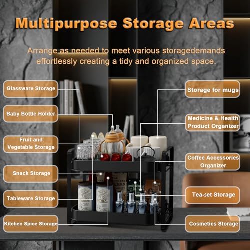 2-Tier Cup Drying Rack & Coffee Bar Accessories - Image 3