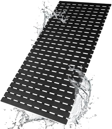 BEMISO Shower Mat Non Slip Bathtub Mat 37.4 x 15.7 Inch Bath Mat by BEMISO
