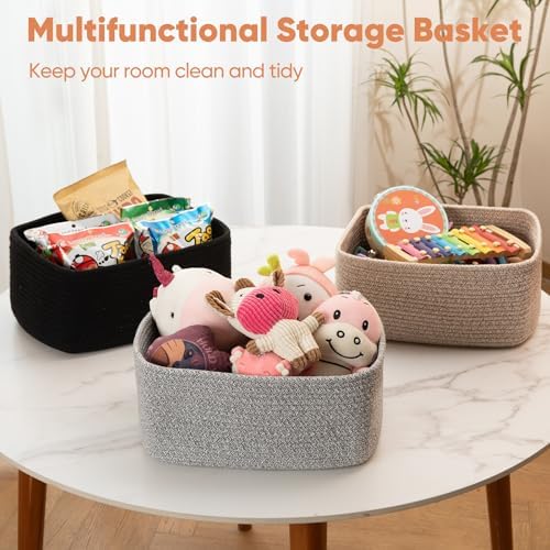 OIAHOMY 4 Pack 14.17 * 11.02 * 6.3IN Storage Baskets - Image 6