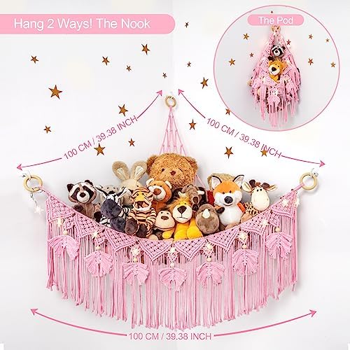 Macrame Stuffed Animal Storage - Image 5