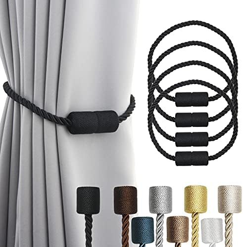 Magnetic Curtain Tiebacks Holdbacks Decorative Tie Backs by CurtainTiebacks