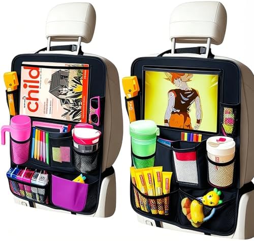 Car Organizer Kick Mats Back Seat Protector, Car Back Seat Organizer by IMPROVETHEDRIVINGLIFE