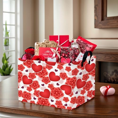 Valentine's Day Basket for Gifts Empty Cute Heart Large Gift Basket Decorative - Image 6