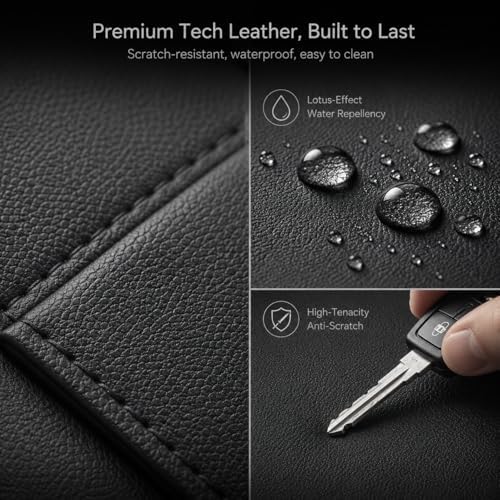 2 Pack Leather Look Car Backseat Organizer - Image 6