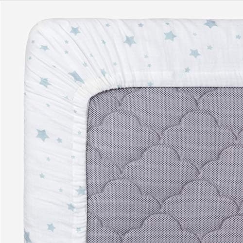 Newton Baby Fitted Mini Crib Sheet 2-Pack, Organic Muslin - Image 6