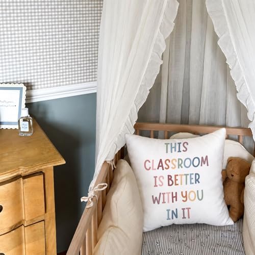 Boho Classroom Decor Pillow Cover 18x18 - Image 6