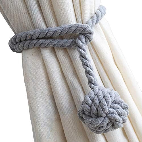 Melaluxe 4 Pack Curtain Tiebacks by Melaluxe