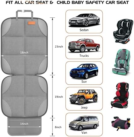 SMART ELF 2 Pack Car Seat Protector-600D Fabric Waterproof - Image 2