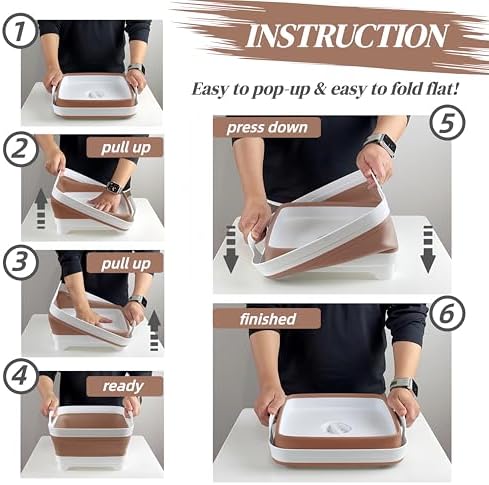 GIMWA 2.4Gal Collapsible Dish Basin - Image 5