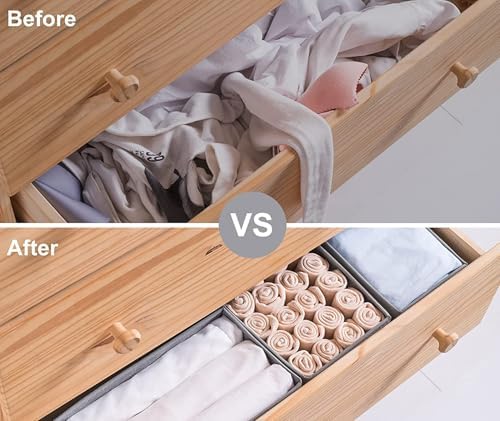 6 Packs Dresser Drawer Organizers - Image 2