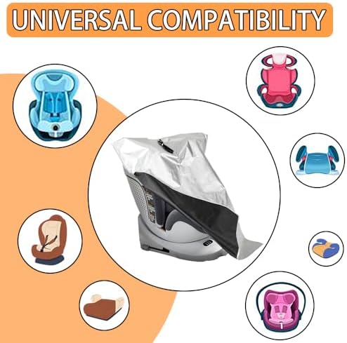 Baby Car Seat Sun Shade Cover, Cooling Protector - Image 6