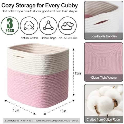 13x13x13 inch Cube Storage Bin, 13 inch Storage Cubes - Image 2