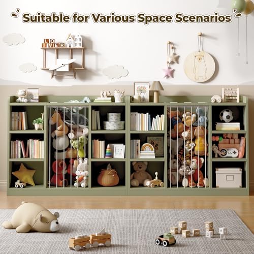 Toy Storage Organizer with 6 Cube, Stuffed Animal Storage - Image 6