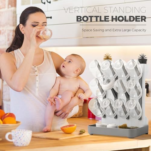 Baby Bottle Drying Rack, Removable Vertical Dryer - Image 7