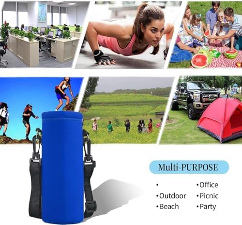 AUPET Water Bottle Sling Bag Carrier Crossbody Sleeve, Insulated Neoprene - Image 2