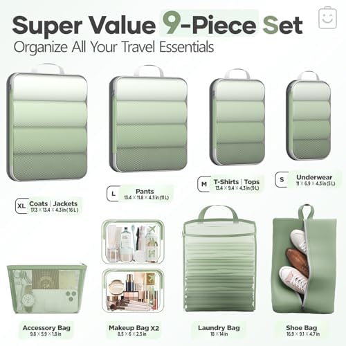 Veken 9/11 Set Compression Packing Cubes - Image 2
