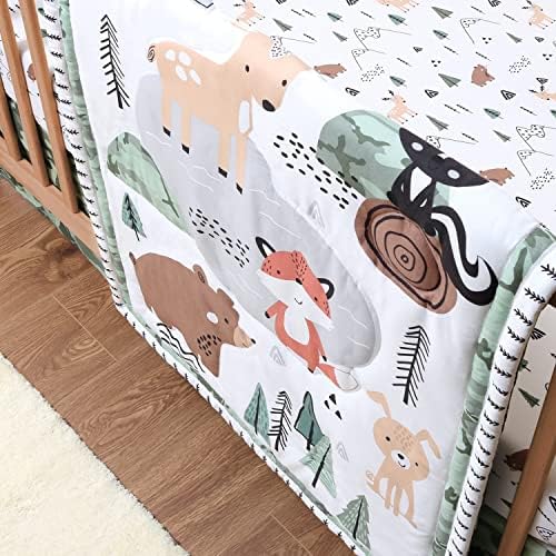 The Peanutshell 3 Piece Baby Crib Bedding Set - Image 6