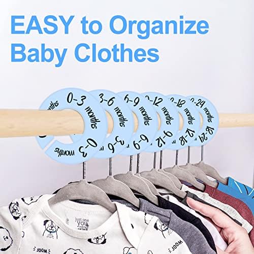 Pro Goleem Baby Closet Dividers Blue Baby Closet Organizer - Image 3